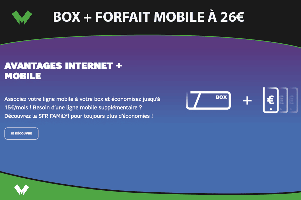 Box + forfait mobile Bouygues Telecom SFR