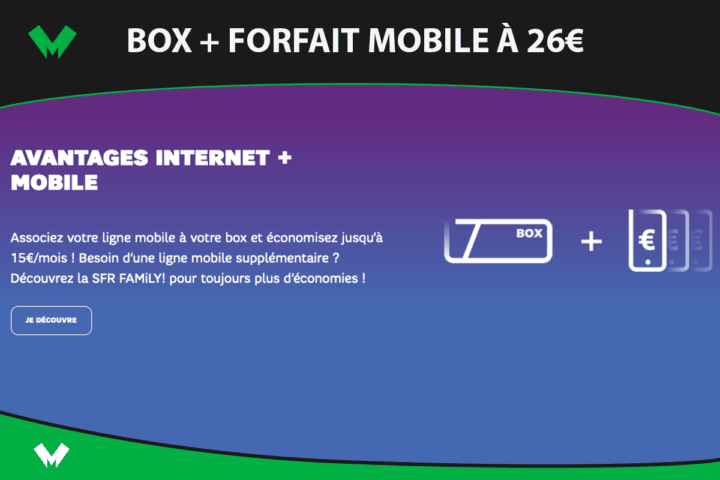 Box + forfait mobile Bouygues Telecom SFR