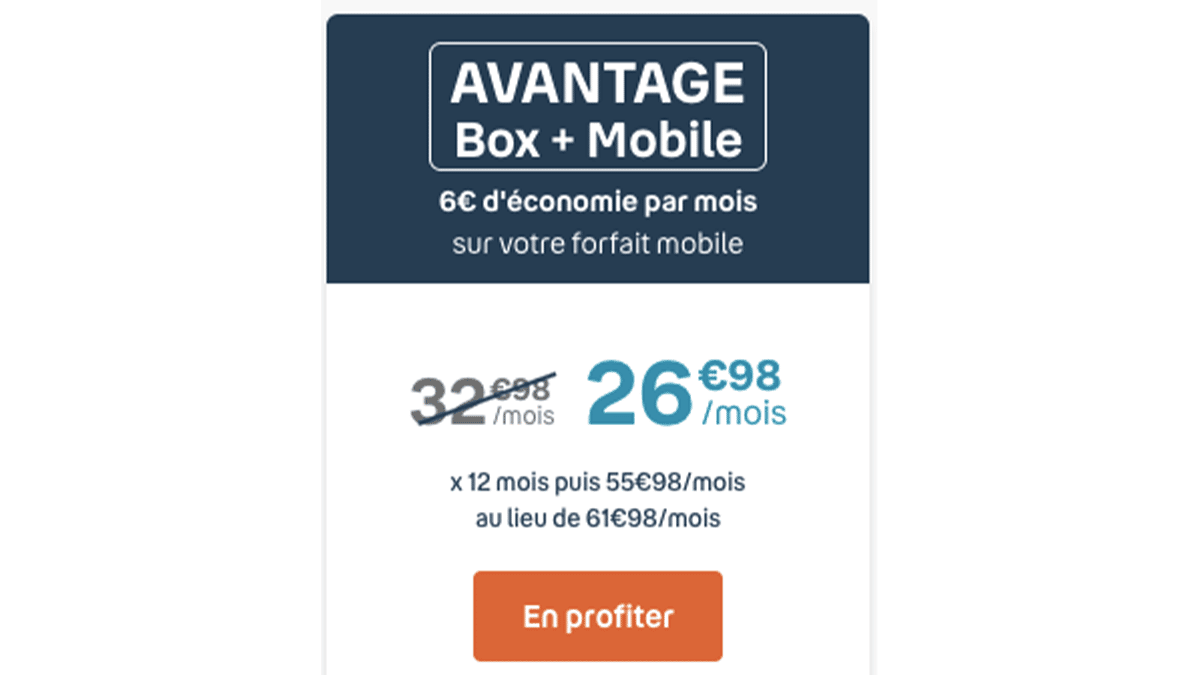 Box forfait mobile Bouygues Telecom