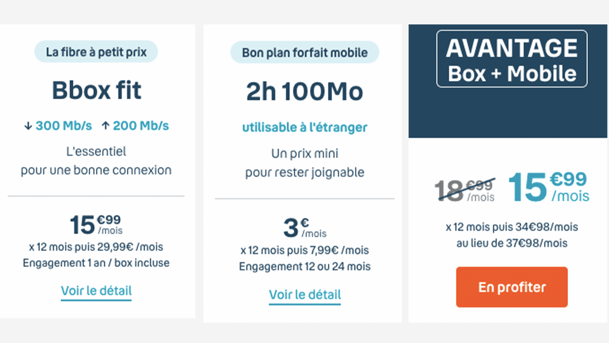Forfait à 0€ Bouygues Telecom