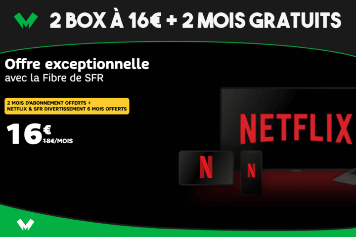 Box pas chère Netflix pendant 6 mois