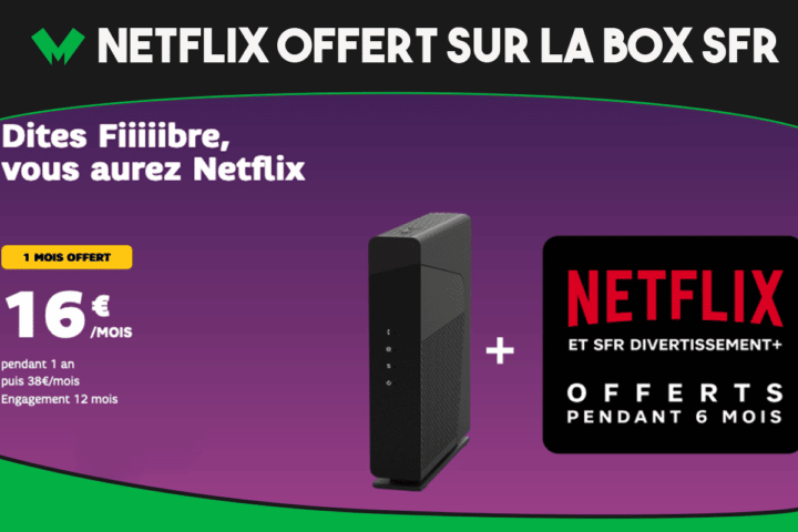Box avec Netflix de SFR