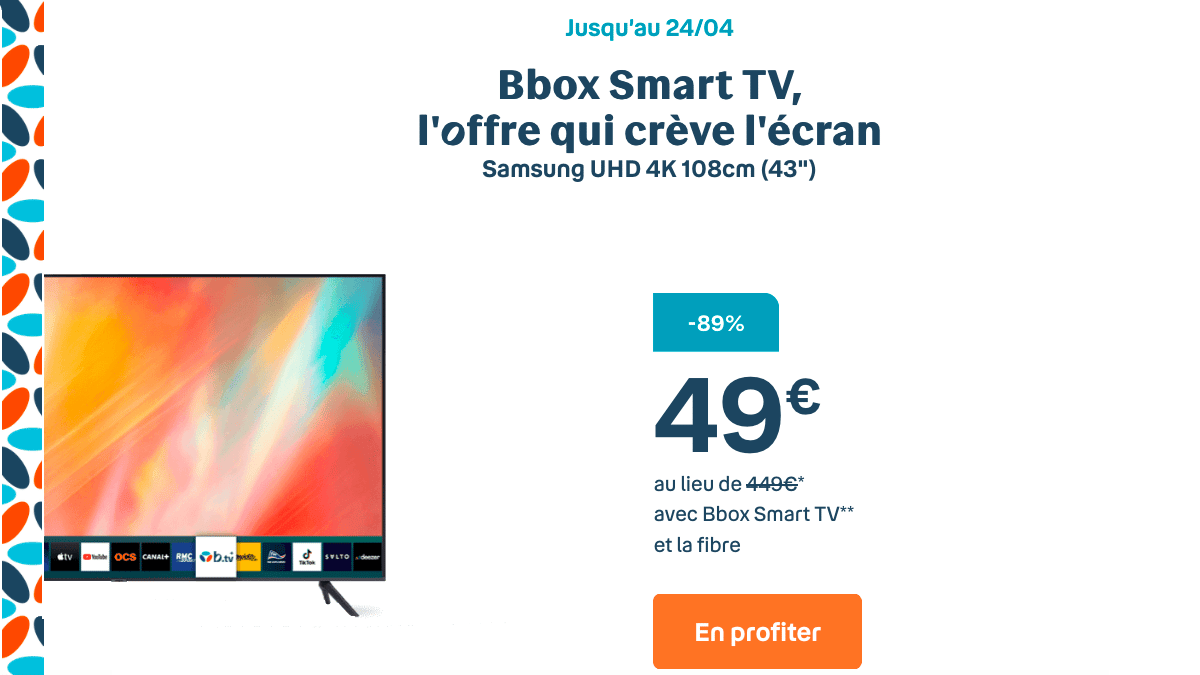 La box + Smart TV de Bouygues Telecom se dévoile