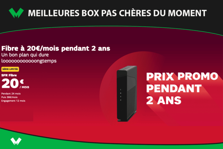 Box pas chère Bouygues Free SFR