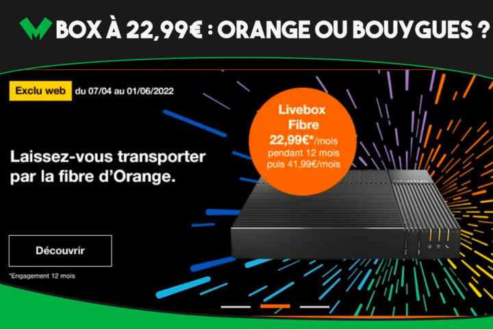 Deux box fibre optique s'affrontent : quelle offre à 22,99€ choisir ?
