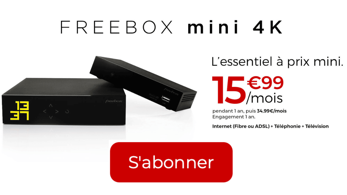 La Freebox mini 4K en promotion