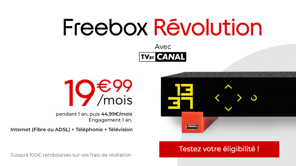 Free fait une remise sur sa Freebox Revolution