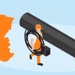Fibra óptica: implantação na França