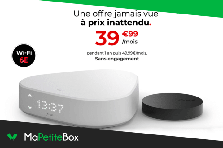 La box fibre optique premium de Free se dévoile : 39,99€ pour la compatibilité WiFi 6E