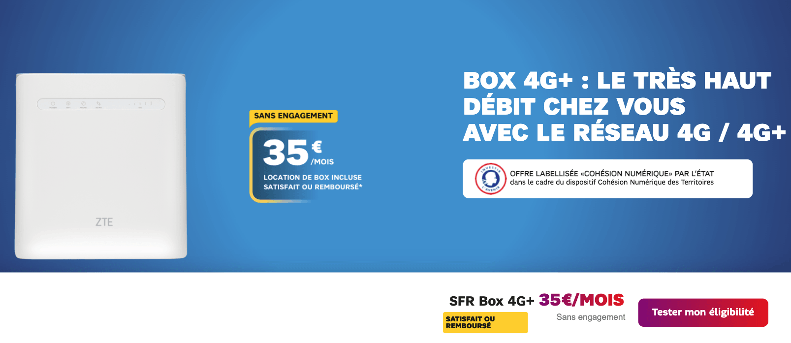 SFR box internet 4G