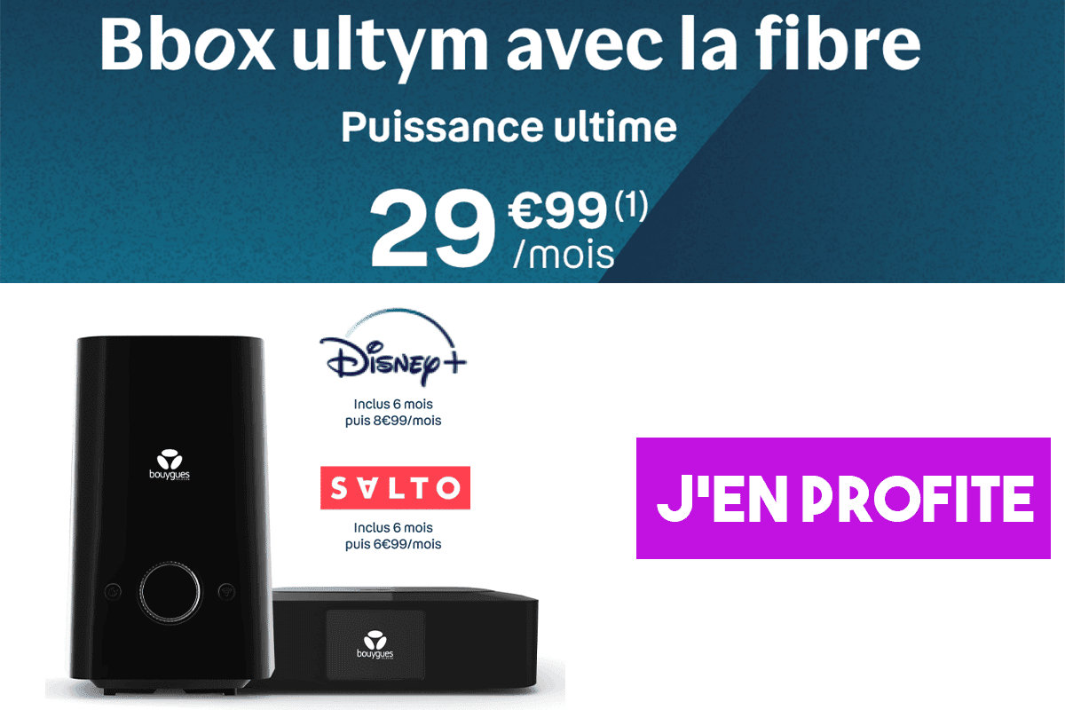 Box internet de Bouygues avec SVOD