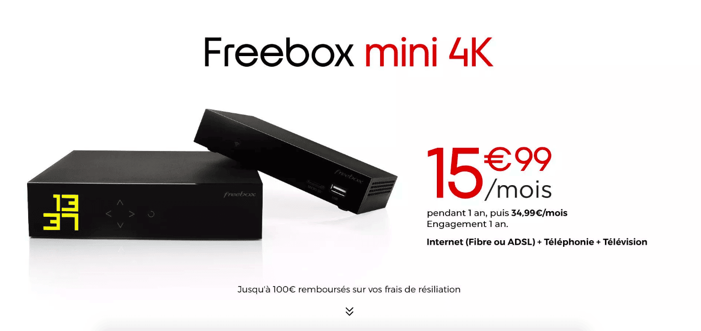Box pas chère Mini 4K