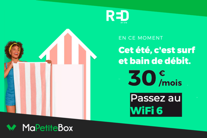 La box internet WiFi 6 par SFR : à partir de 26€ par mois