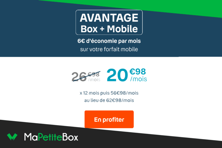 Une offre box + forfait mobile pas cher disponible chez Bouygues Telecom à 21€