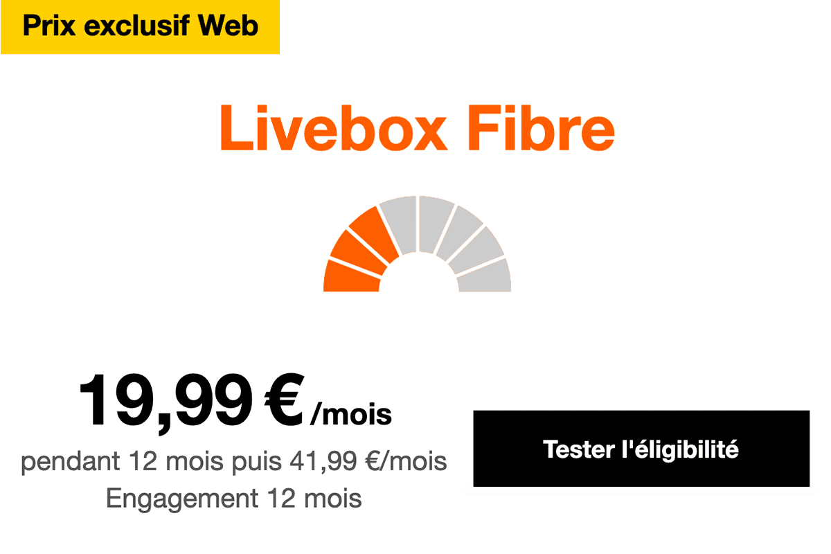 Livebox box internet à 20 euros