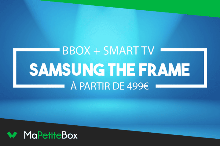 Box avec TV en promo avec le Samsung The Frame