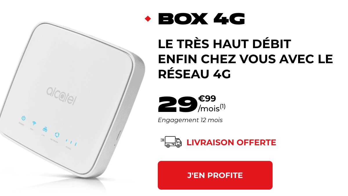 Box 4G de NRJ Mobile en promotion