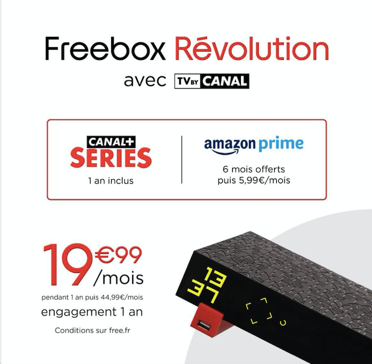 box pas chère Freebox Revolution