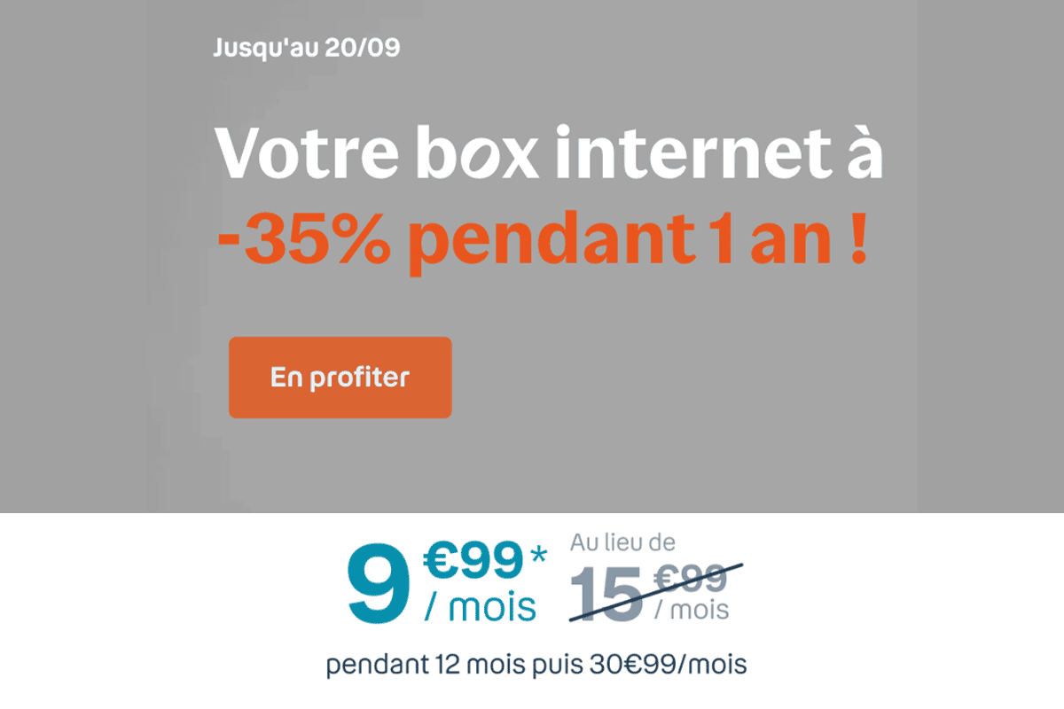 Fit box internet pas chère