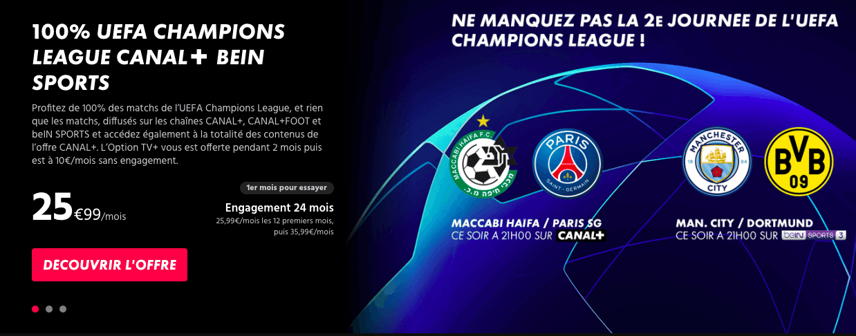 Canal+ Maccabi Haïfa-PSG