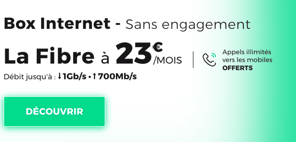 RED by SFR meilleure offre internet