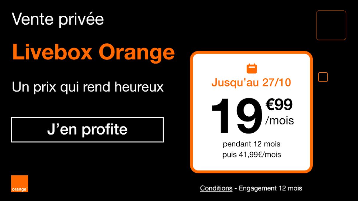 vente privée livebox orange