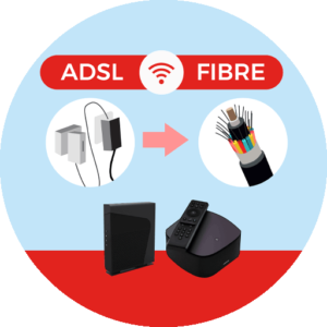 Passer d'une box ADSL à une box fibre chez SFR