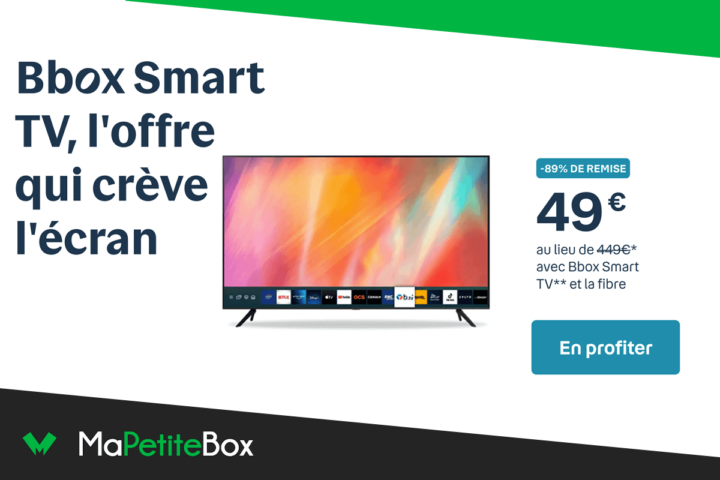 Promo bbox avec smart TV