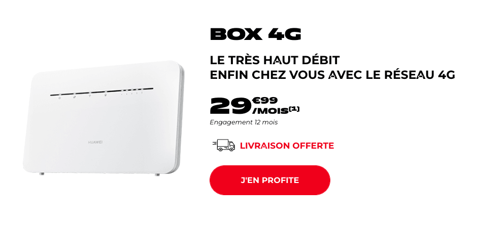 La box 4G de NRJ Mobile à 30 euros