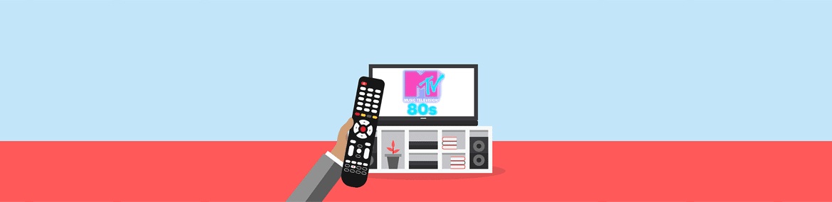 Le numéro de la chaîne TV MTV 80's. sur les box internet SFR, Bouygues Telecom, Free, Orange, RED et Sosh.