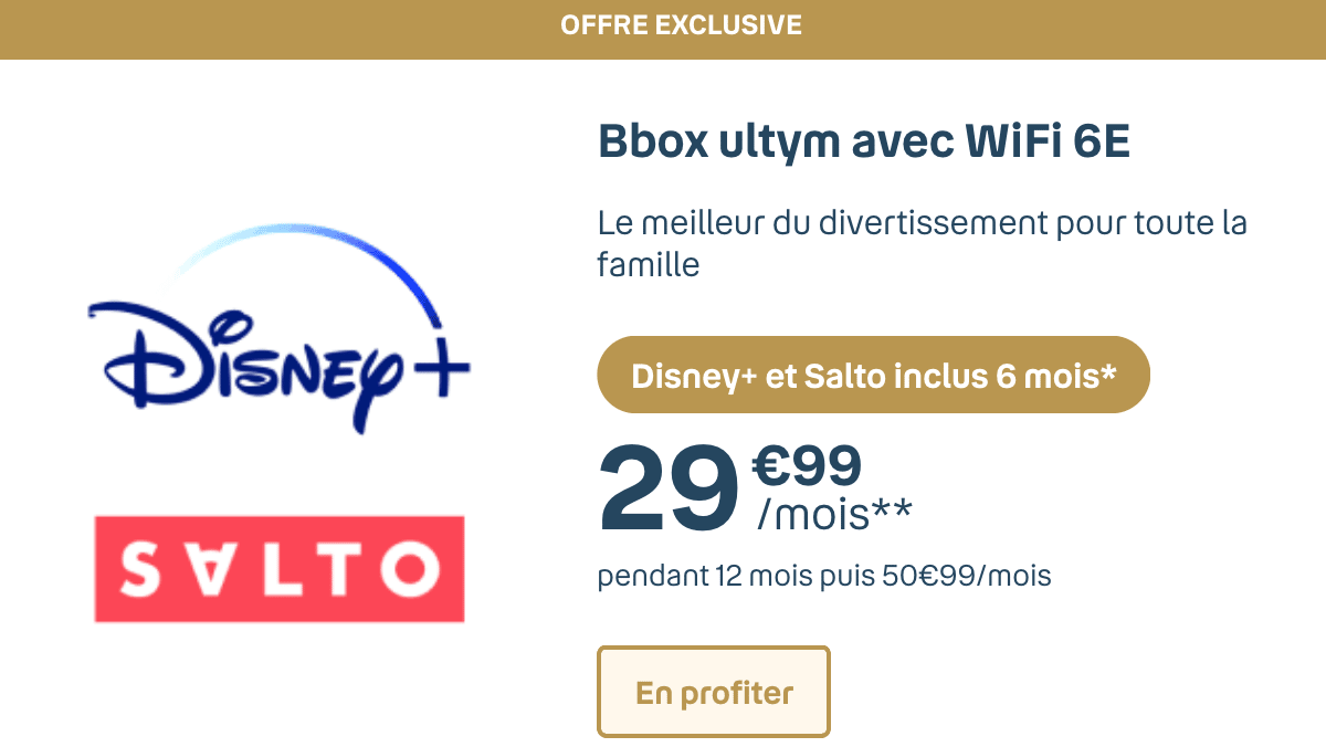 La box internet + SVOD de Bouygues Telecom