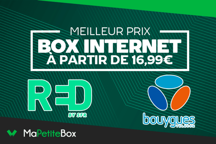 Les box pas chères RED by SFR et Bbox fit