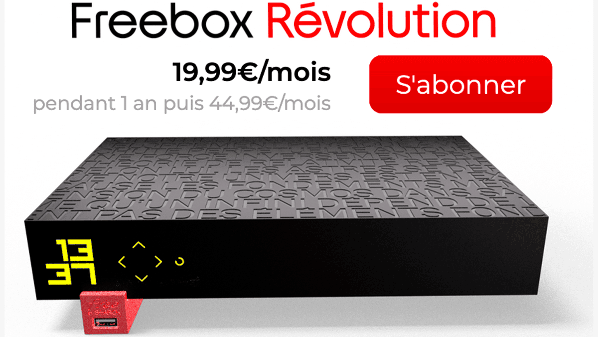 La Freebox Révolution, la box à moins de 20€ de Free