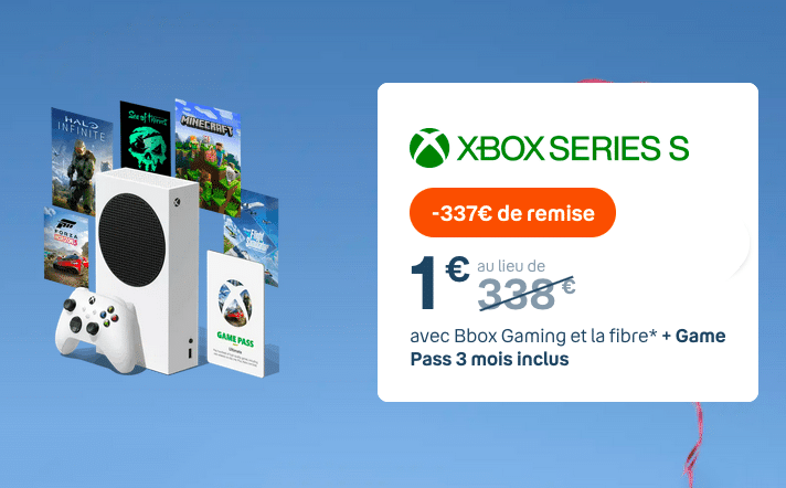 Xbox Series S à 1€ seulement