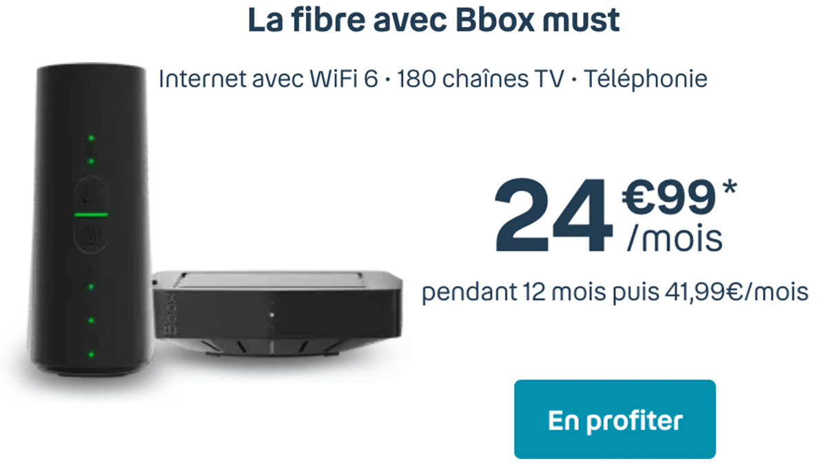 Bbox must box Wi-Fi 6 de Bouygues Telecom