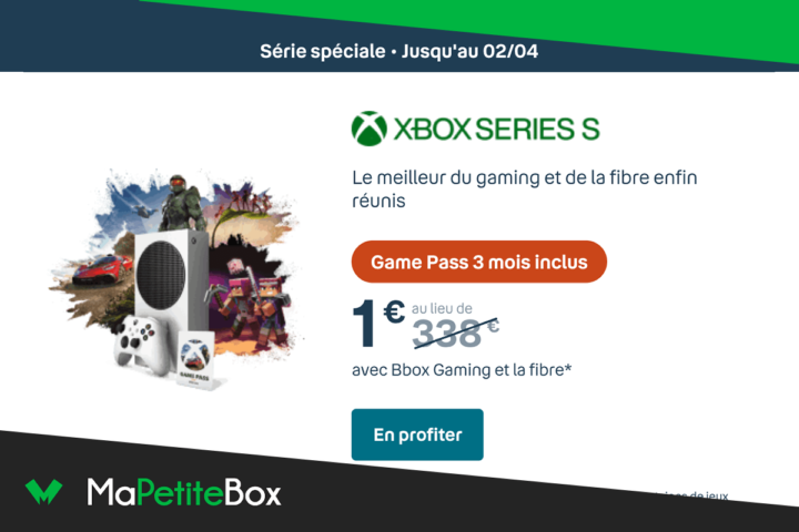 Bouygues Telecom box internet avec Xbox à 1€