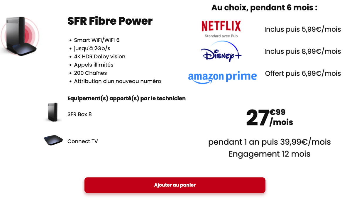 Box internet SFR Power