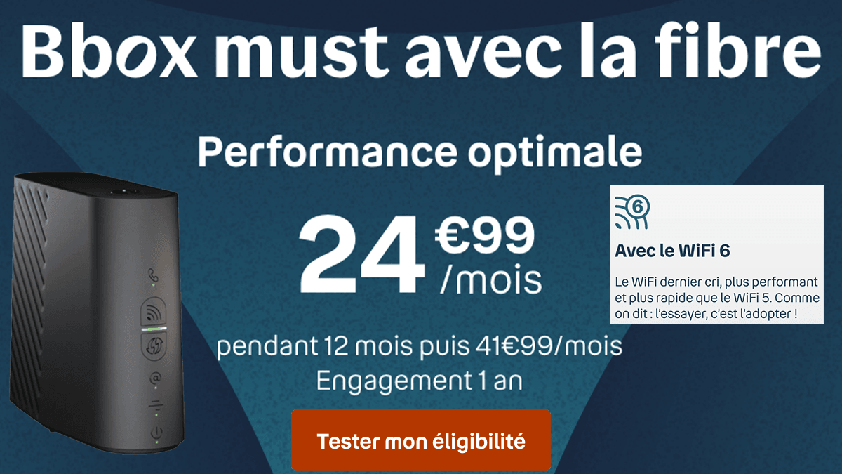 Bbox must et SFR Power : les meilleures box internet WiFi 6