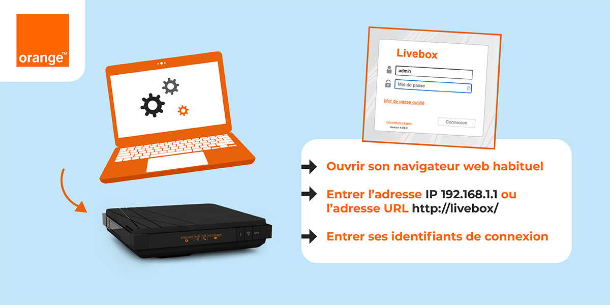 Configuration d'une Livebox Orange : comment se connecter ?