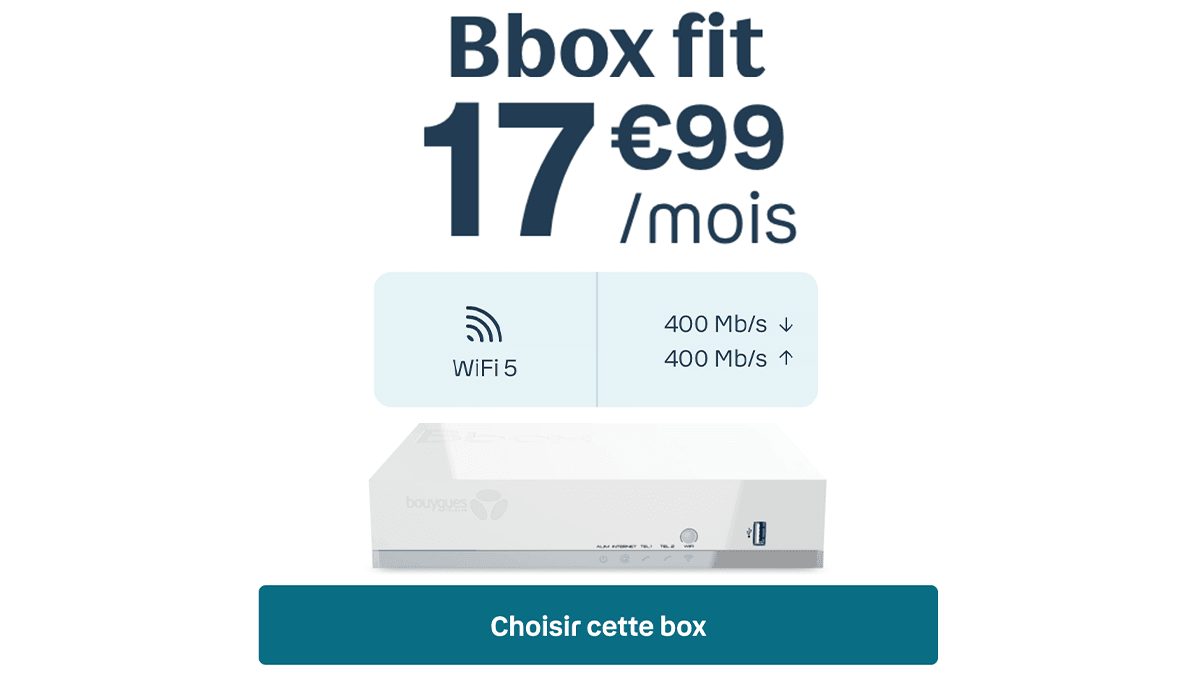 Bbox fit box internet pas chère