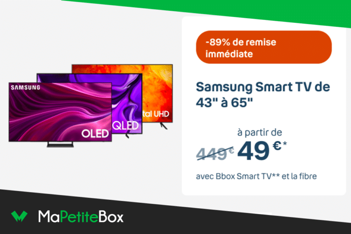 Smart TV Samsung avec Bouygues Telecom