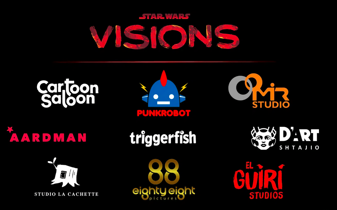 Star Wars Visions s2 studios