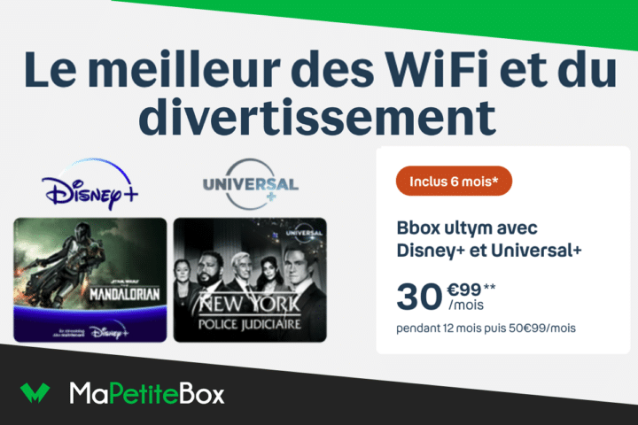 Box avec Disney+ chez SFR, Bouygues Telecom et Free
