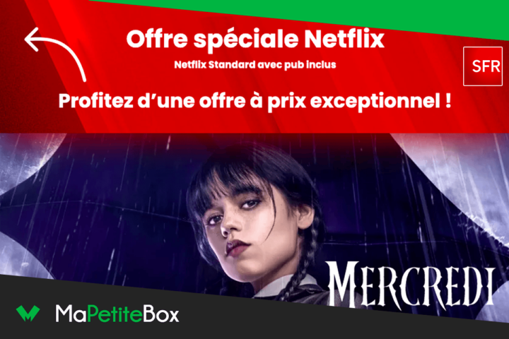 Box internet pas chère SFR Netflix