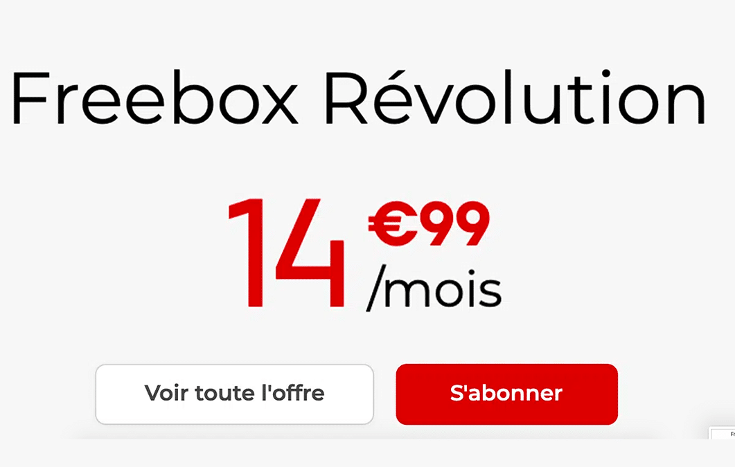 Freebox Révolution 15€