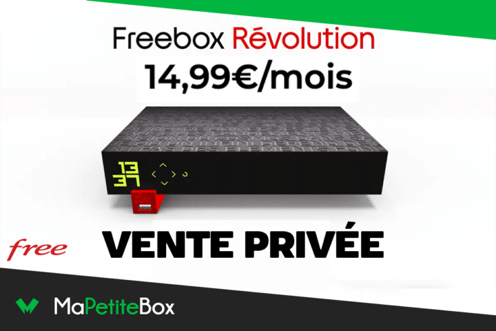 Vente privée box internet Free