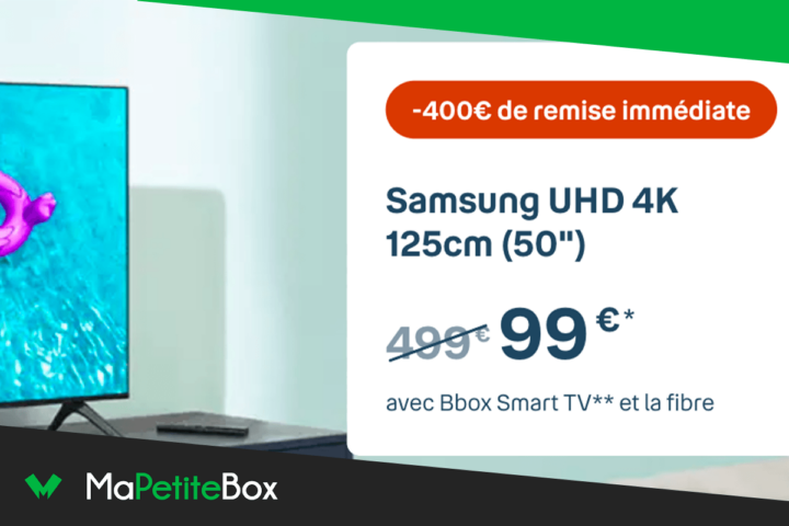 Smart TV en promo 99€ Bouygues