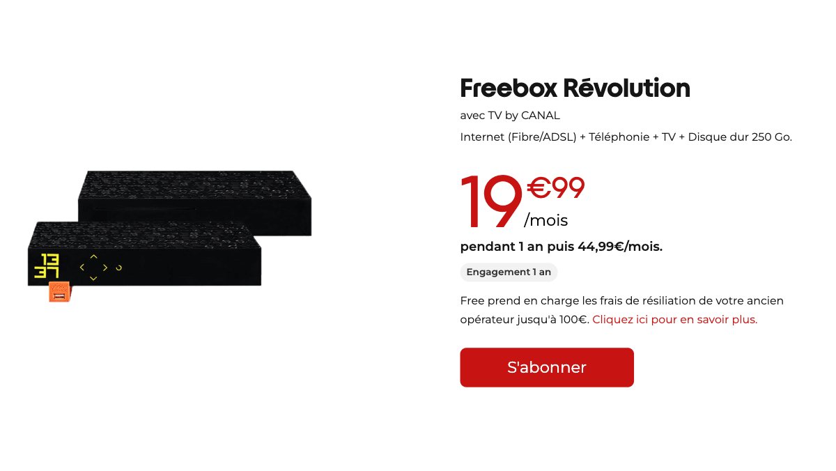 Free box pas chère