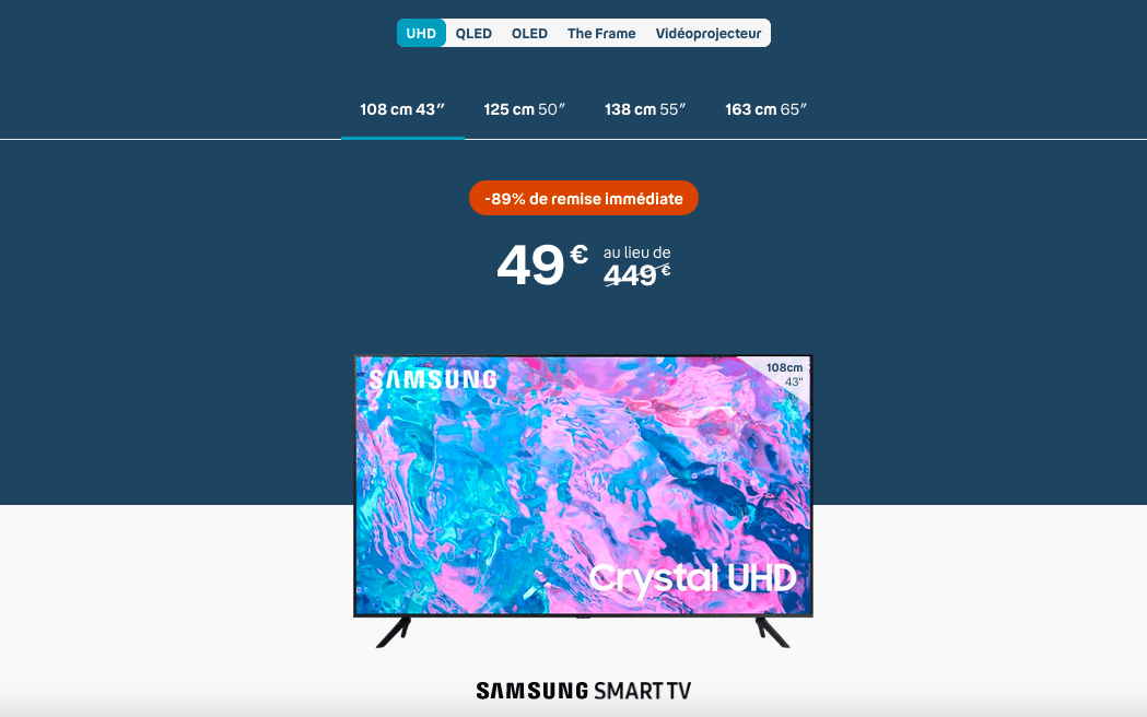 Choisir une smart TV Samsung