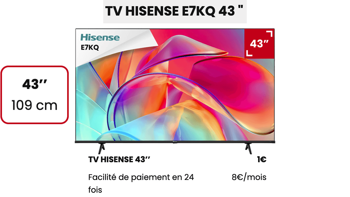 Smart TV pas chère Hisense